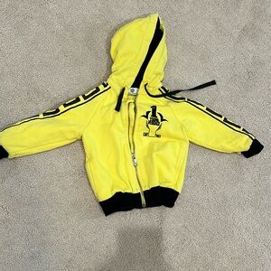 Versace zip up sweater